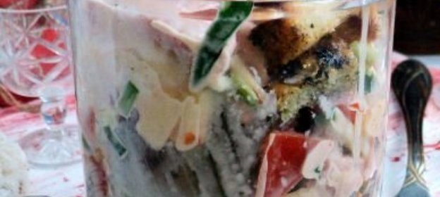 Клубнично-ванильный десерт