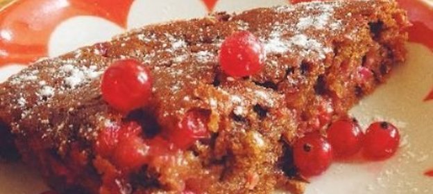 Кофейный кекс с ягодами