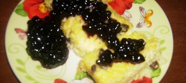 Запеканка с изюмом рисовая