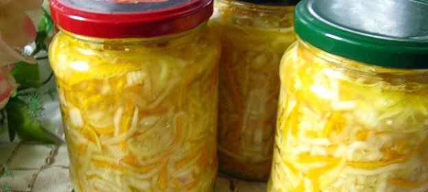 Салат из кабачков в мультиварке