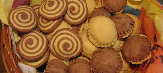 Печенье Шляпки и печенье День и ночь