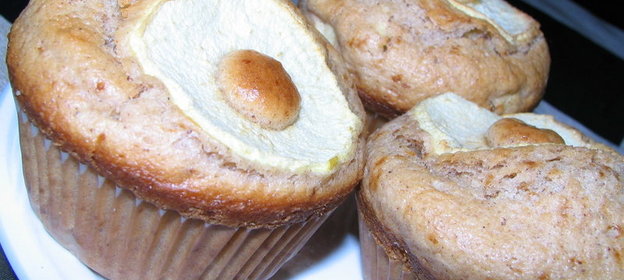 Яблочные кексы с корицей