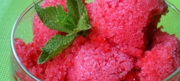 Сорбет из клубники