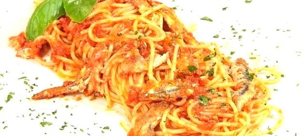 Спагетти с анчоусами
