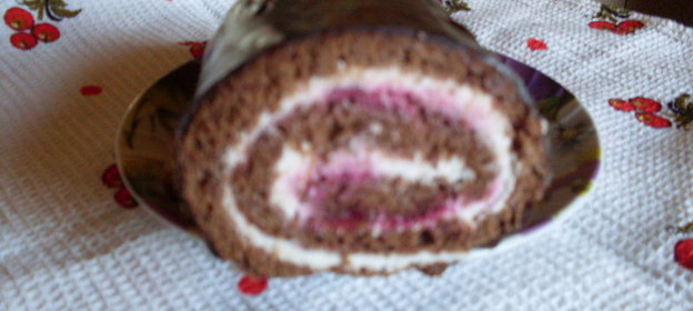 Шоколадный рулет(низкокалорийный)