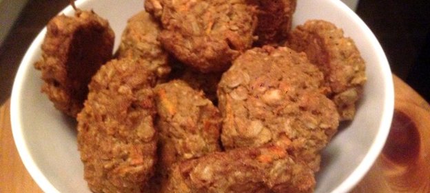 Овсяно-морковное печенье на ржаной муке