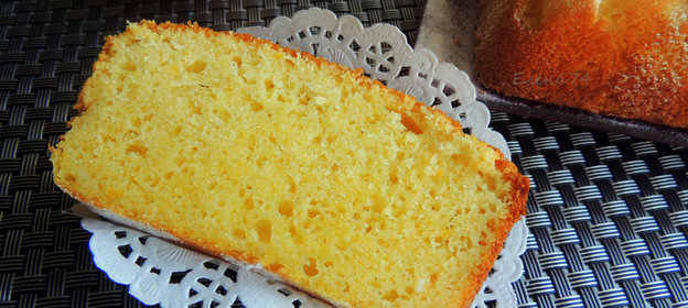 Апельсиновый кекс на рисовой муке