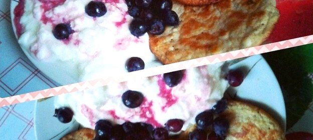 Творожно-банановоепеченье