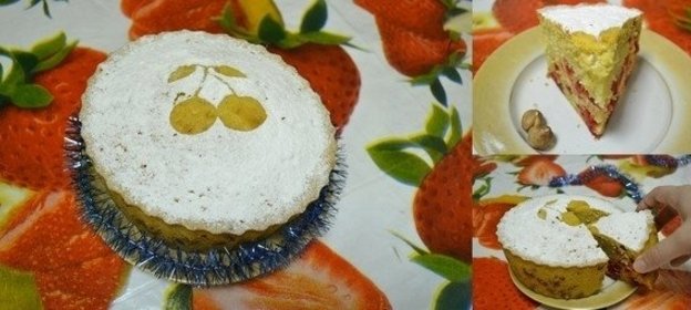 Кекс «Вишневое Рождество»