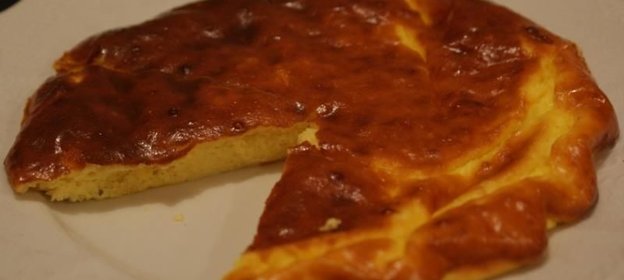 Простая творожная запеканка в духовке