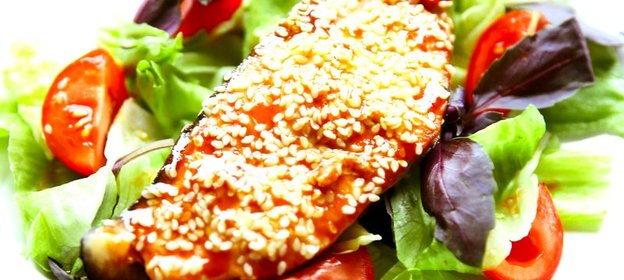 Лосось в горчичном маринаде