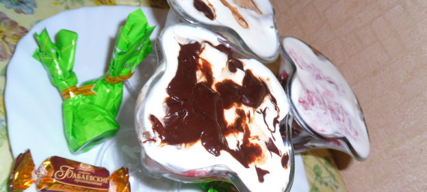 Десерт Клубанановые мгновения (продолжение клубнично-шоколадной трилогии)