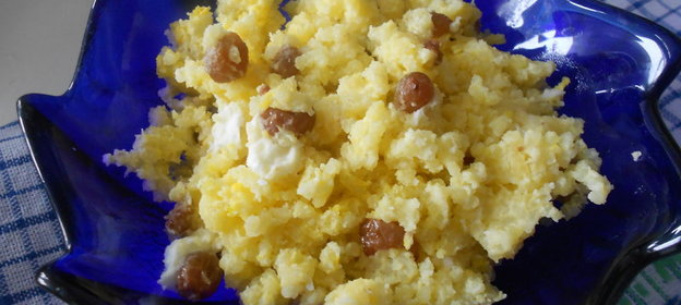 Каша боярская (из пшена с изюмом)