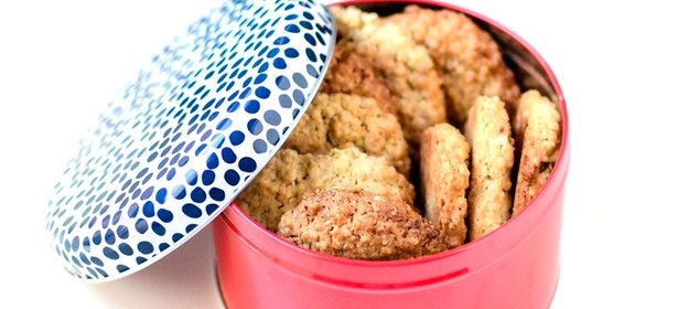 Овсяное печенье с курагой