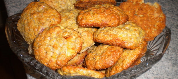 Овсяное печенье с яблоком