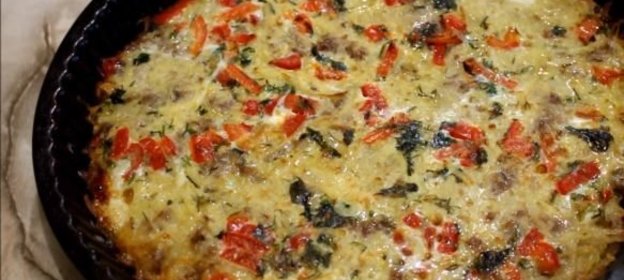 Быстрая картофельная запеканка с мясным фаршем