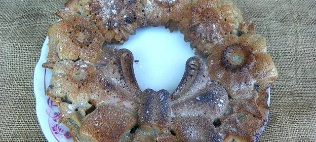 Кекс с пьяной вишней