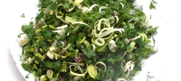 Салат со щавелем