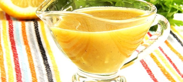 Медово-горчичный соус для лосося