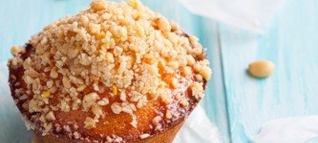 Сливочные кексы с медом и кедровыми орехами