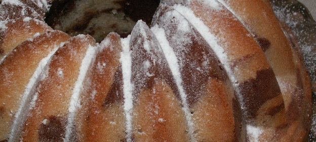 Кекс мраморный