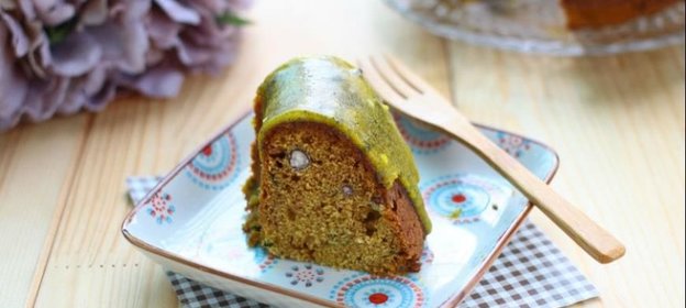 Тыквенный кекс с фасолью Осенний венец