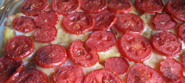 Картофельная запеканка с макаронами