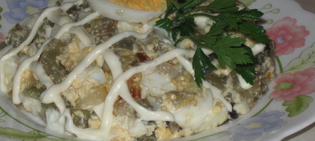 Салат из баклажан Интересный