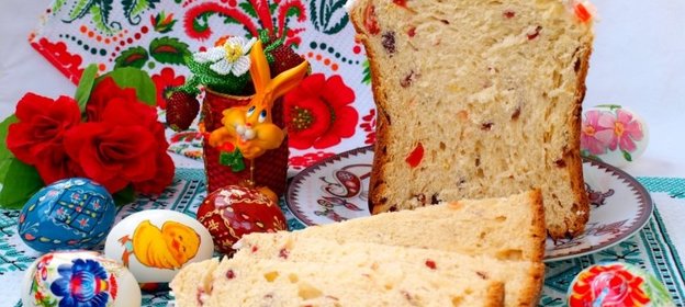Кулич с вяленой клюквой в хлебопечке