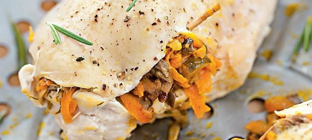 Фаршированные куриные грудки