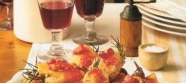 Запеченная курица с зимними овощами