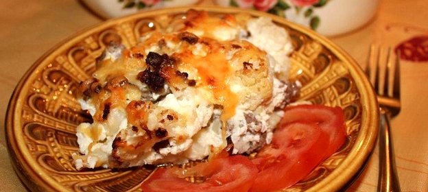 Запеканка из цветной капусты