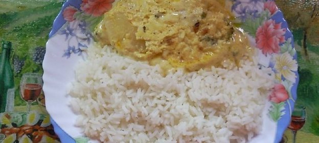 курица запеченная под ананасово-сырной шубкой (вариант)