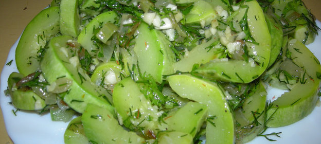 Салат из кабачков