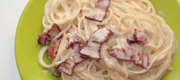 Макароны в соусе карбонара