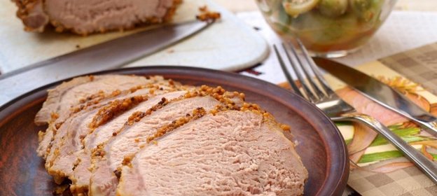 Буженина в горчичной шубке