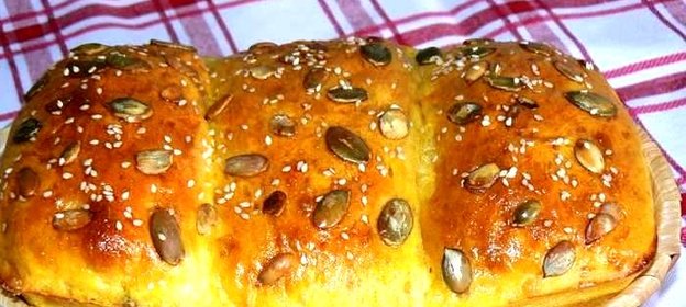 Хлеб с тыквенными семечками