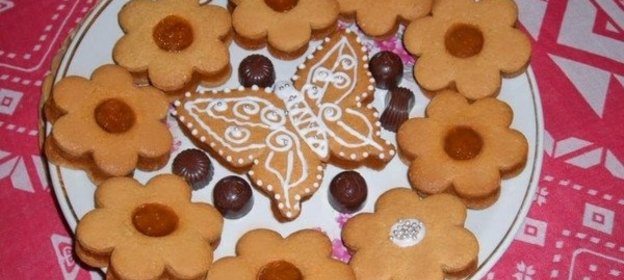 Овсяное печенье «Цветочная поляна»