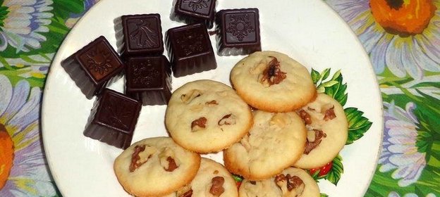 Печенье с корицей и грецким орехом