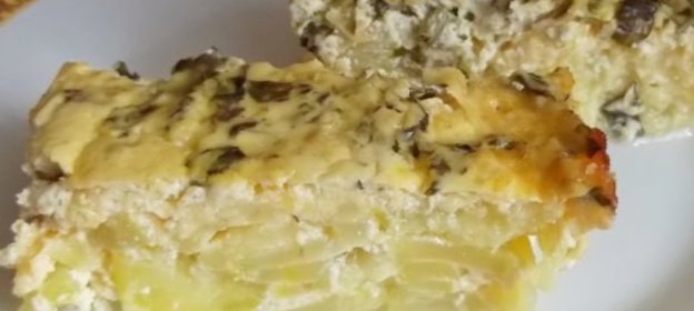 Запеканка из кабачков с сыром