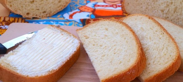 Хлеб на кефире в хлебопечи