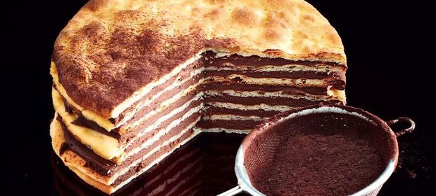 Творожный торт с шоколадом