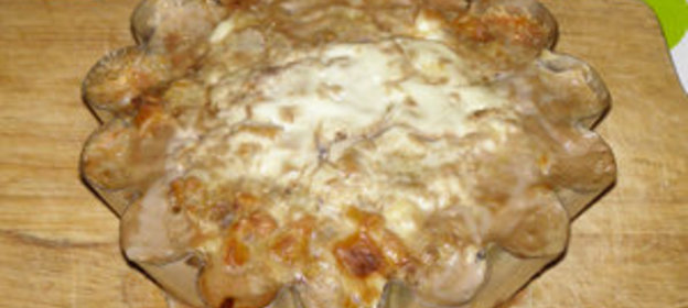 Мясная запеканка с тыквой