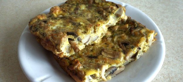 Грибная запеканка