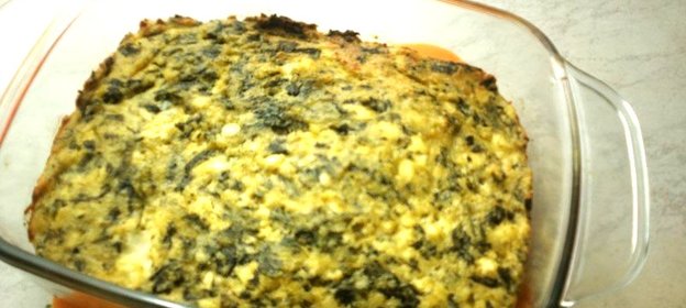 Шпинатная запеканка