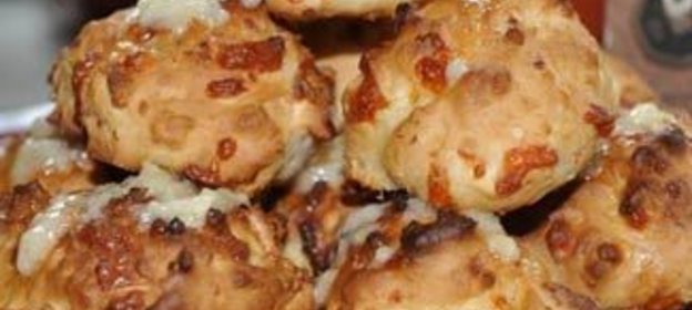 Чесночно-сырное печенье