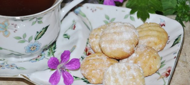 Лимонное печенье с морошковым ароматом