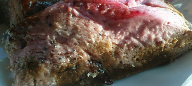 кофейно-вишневое бланманже