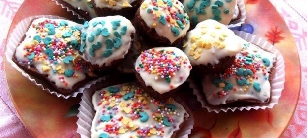 Шоколадно-ореховые маффины