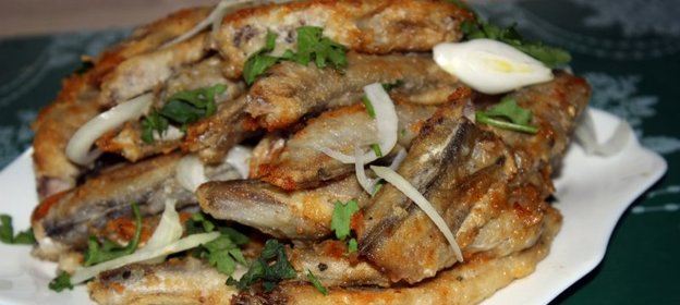 Жареная путассу